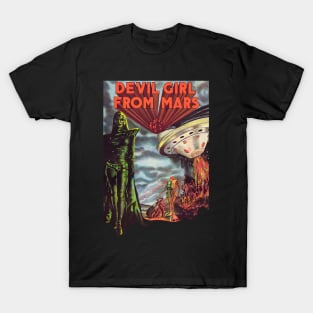 Devil Girl From Mars )( Cult Classic Horror Sci Fi Fan Art T-Shirt